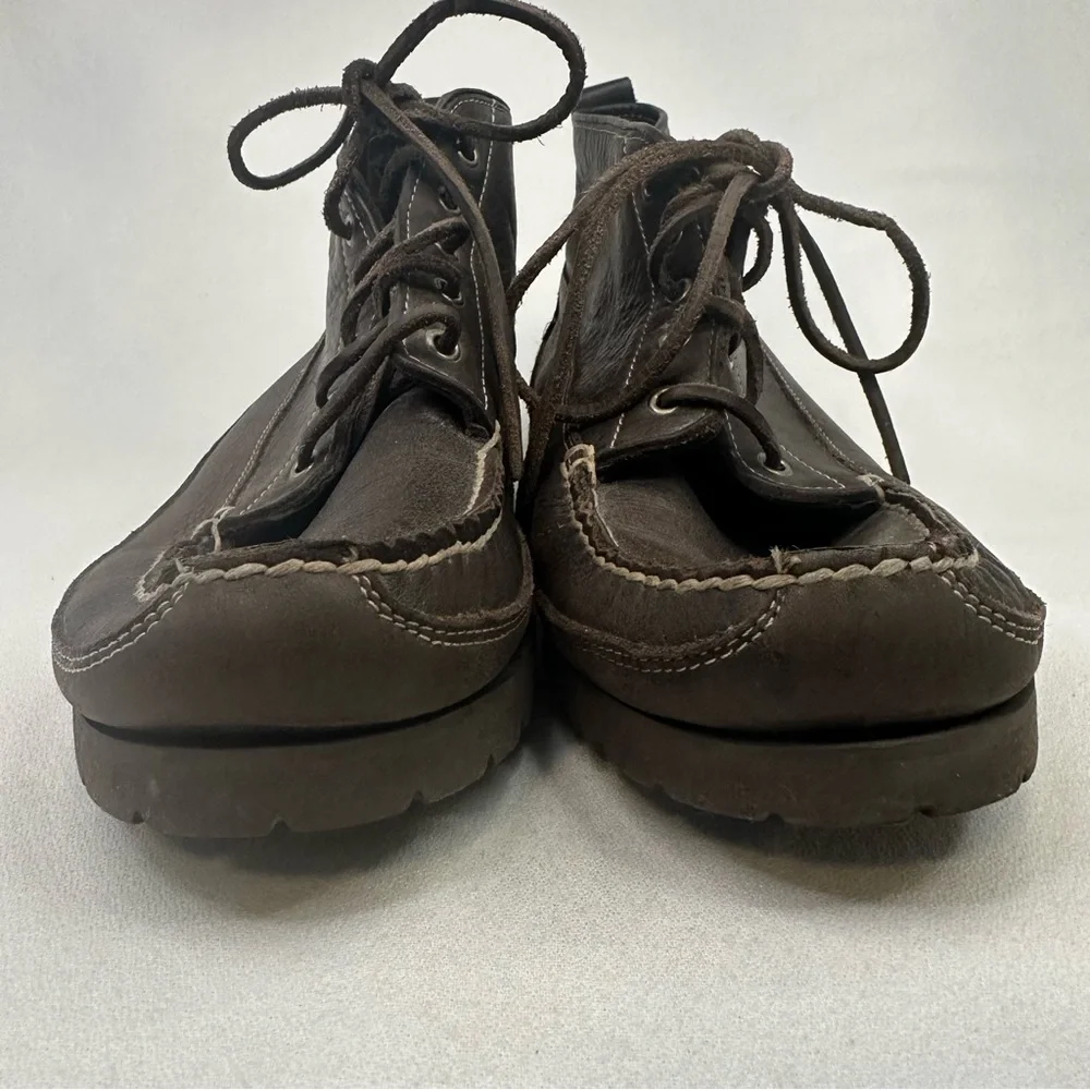 Eddie Bauer Brown Chukka Boots Moccasin Style Men’s 9.5 Womens 11